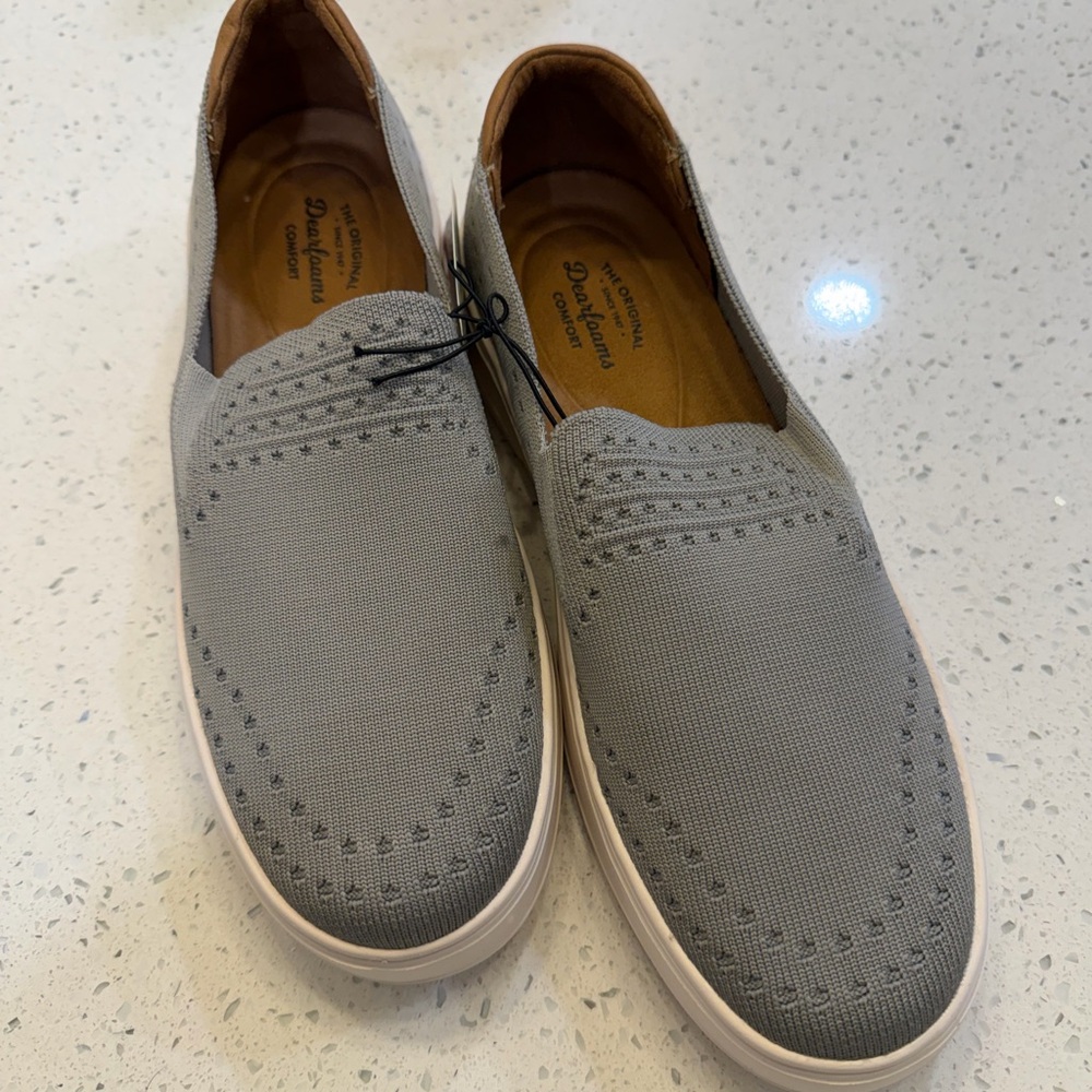 Dearfoams Gray Sophie Slip-On Sneaker